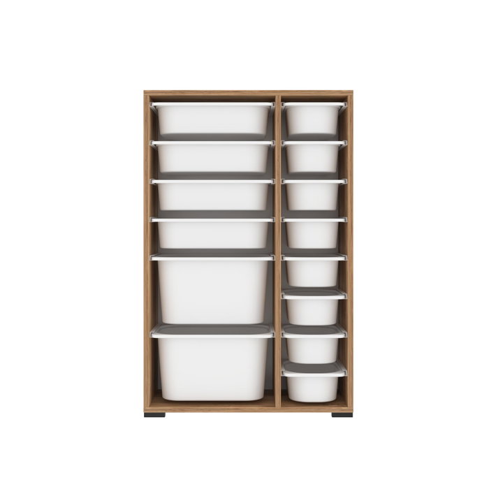 Hanah Home Rine 2D4K8U Nogal y Blanco
